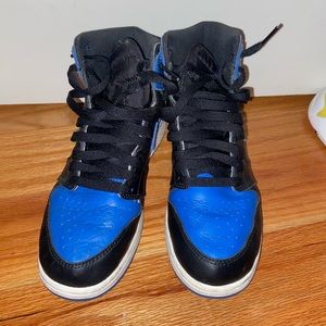 Royal blue retro 1s , 6.5 kids